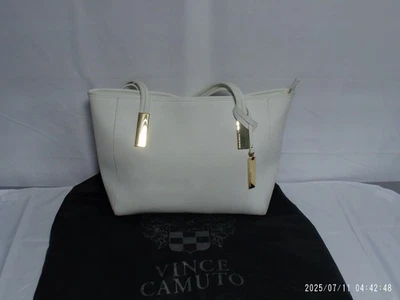 "New" "With Tags" Vince Camuto VV-Lenni-STO style Small Tote w/ Dustbag White - Image 1 of 4