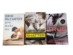ERIN MCCARTHY True Shatter You Make Me 3 libros PB adulto romance ficción lote a granel - Imagen 1 de 3