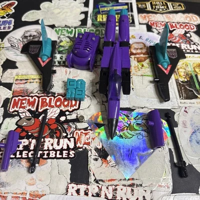 1992 Hasbro G2 Transformers Decepticons Ramjet COMPLETE Electronic WORKS!!! - Image 1 of 4