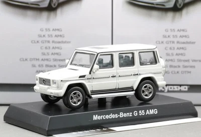 Kyosho 1/64 AMG Colección Mercedes-Benz G 55 AMG Clase G 2002 (W463) Blanco Foto 1 de 4