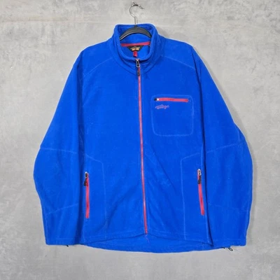 Orvis Trout Bum polar chaqueta camisa chaqueta para hombre XL azul tejido gofre cremallera completa Foto 1 de 4