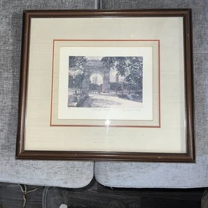 Georgia Chambers Limited Edition Print "Washington Square" 1987 Signed - Picture 1 of 5
