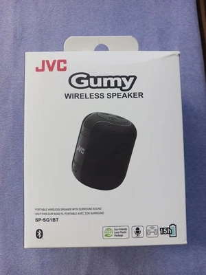 JVC GUMY SP-SG1BT Wireless, Portable, Bluetooth 5.3 Speaker w/Surround Sound NEW - Image 1 of 4