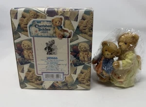 Cherished Teddies Jan & Elise 789666 Figurine Brand New - Picture 1 of 2