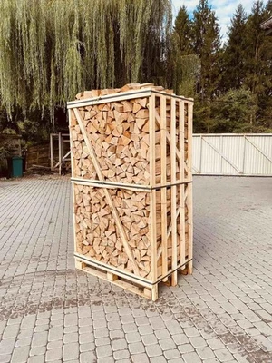 MARKENLOS Buchenholz Brennholz Feuerholz Kaminholz 980kg Vorgetrocknet 25cm/2 RM/Ofen✅