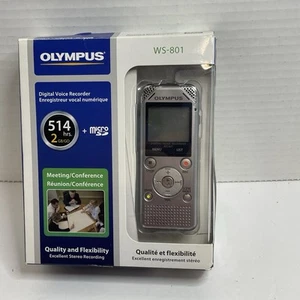 OLYMPUS WS-801 Handheld Digital Voice Recorder FREE S/H - Picture 1 of 13