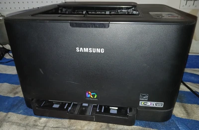 Used *UNTESTED* Power/Buttons Functional Samsung CLP-325 Workgroup Laser Printer - Image 1 of 4