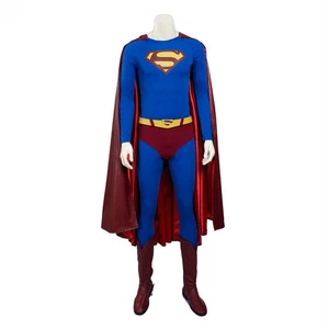 Superman Returns Clark Kent Superman Men Cosplay Costume Outfit Adult Costume - Picture 1 of 12
