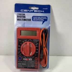 Multímetro digital Multi Tester Centech Cen-Tech 7 funciones #98025 con cables - Imagen 1 de 4