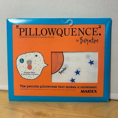 NOVA Fronha Vintage Anos 80 Sandra Boynton "Greatest Mom In The Entire Universe" - Imagem 1 de 4