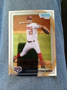 2010 Bowman Chrome - Prospects Stephen Strasburg #BCP1 (RC) Read Descript 4235 - Picture 1 of 2