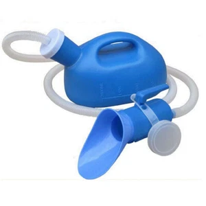 2000ML Unisex Portable Potty Pee Bottle Tube Male Urinal Collector Hospital - Picture 1 of 10