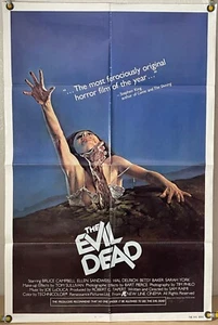 PÓSTER ORIGINAL DE LA PELÍCULA THE EVIL DEAD FF SAM RAIMI BRUCE CAMPBELL (1981) - Imagen 1 de 6