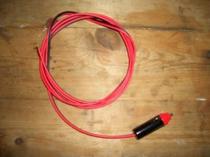Zigarre Zigarettenstecker Kabel 2m von 10A DC ungesichert und passend Wohnmobil Camper Solar - Bild 1 von 1