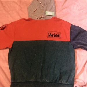 $ 390 Widder OD Farbblock Pullover Bügel Hoodie hergestellt in Italien Herren Größe Medium - Bild 1 von 24