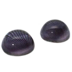 Pair High Dome Black Bee Insect Half Sphere Glass Eyes for Taxidermy Jewelry Art - Picture 1 of 5