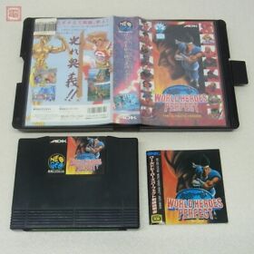 WORLD HEROES PERFECT NEO GEO AES FREE SHIPPING SNK Used