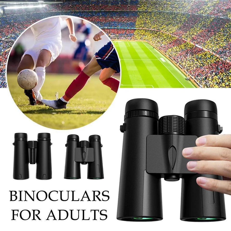 Binoculars For Adults Large View Binoculars For Bird Watching Travel J3Z4 U E1F5 - Image 1 of 4