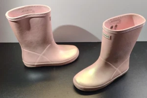 Hunter Kids Classic Gloss Rain Boots Pink Glitter EU 31 UK 12 US 13 - Picture 1 of 17