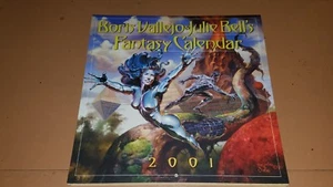 Workman Publications: Boris Vallejo & Julie Bell - FANTASY CALENDAR 2001 - Picture 1 of 2