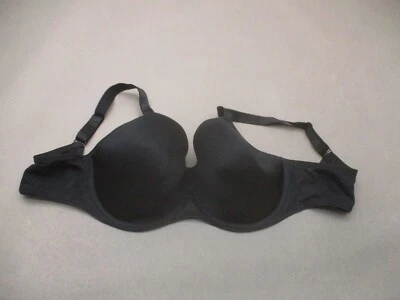 Sujetador 40DD Fantasie para mujer negro forrado con aros cobertura completa cierre trasero Demi 9E Foto 1 de 4