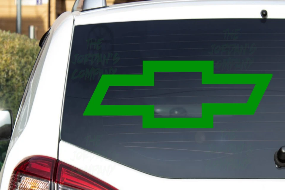 Calcomanía Chevy Bowtie - Calcomanía de corte CNC Vinilo Adhesivo Imagen de 12 colores! Foto 1 de 1