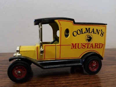 MATCHBOX MODELS OF YESTERYEAR Y12-3 1912 MODEL T VAN COLMAN'S MUSTARD ISSUE 1D* - Image 1 of 4