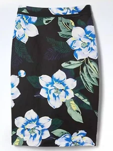 Falda Lápiz Clásica Banana Republic en Patrón Floral Moderno Talla 8 - Imagen 1 de 3