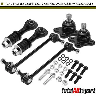 6Pcs Sway Bar Link&Ball Joint for Ford Contour Mercury Mystique 1995-2000 Cougar - Image 1 of 4