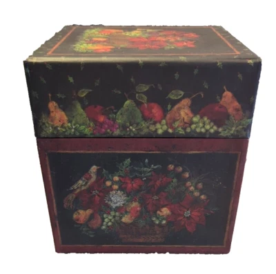 Bob's Nesting Boxes By Lang Set Of Four Christmas Garden #75 Ellen Stauffer NOB - Image 1 of 4