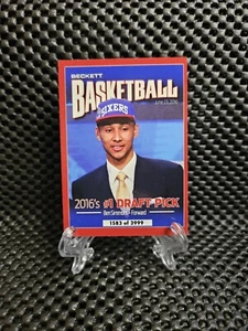 2016 Beckett #1 Draft Pick Ben Simmons 2 Dual Side Kris Bryant 1471/3999 SP RC - Picture 1 of 2