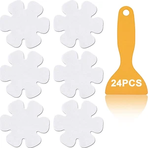 Non-Slip Bathtub Stickers, 24 PCS Clear anti Slip Shower Grip Stickers Adhesive - Picture 1 of 7