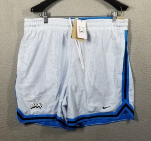 Nike Sample Giannis DNA Blue Tint Basketball Shorts Men L FZ0827-423 Floral - Picture 1 of 13