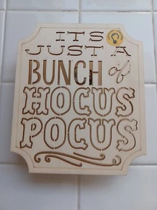 7" Hocus Pocus Wooden Light Up DIY Paint Wall or Table Décor by Make Market® - Picture 1 of 4