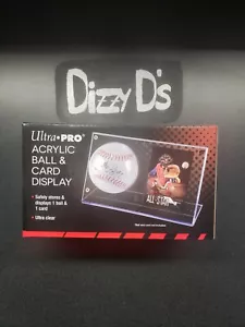Ultra Pro Acryl Ball & Karten Display Baseball Schreibtisch/Regal Display leichter Kratzer - Bild 1 von 3