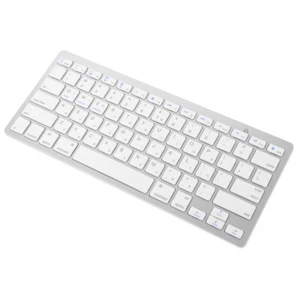 Wireless Keyboard Plastic Israeli Hebrew Silent Keyboard Computer Accessory - Picture 1 of 9