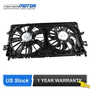 Dual Radiator Cooling Fan w/ Motor for Chevy Impala Monte Carlo LaCrosse New - Picture 1 of 7