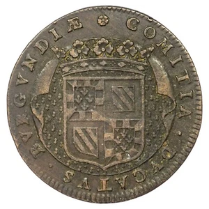 France jeton 1657 Etats de Bourgogne F.9798 cuivre rouge - Picture 1 of 2