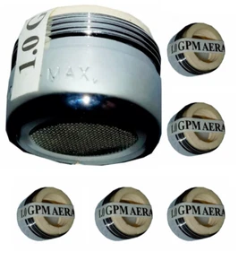 6 Pcs. Dual Thread Faucet Aerator Water Saving 1.0 GPM Max. - Picture 1 of 4