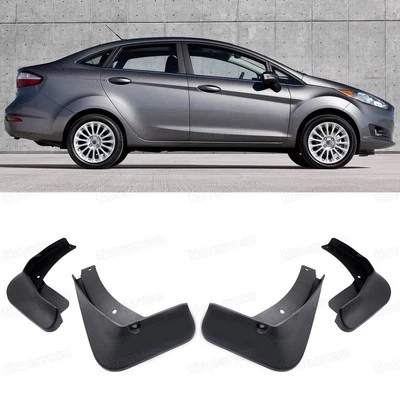 4 guardabarros guardabarros guardabarros guardabarros coche para Ford Fiesta sedán 2014-2017 Foto 1 de 4