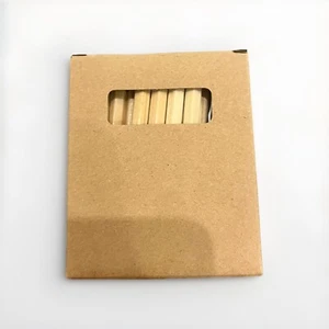 Mini (Kids) Colored Pencils in Case with Sharpener in Kraft Box - Picture 1 of 2
