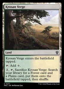 *MtG: 4x Krosan Verge . Commander Murders at Karlov Manor UC - magicman* - Bild 1 von 1
