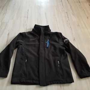 Waterproof L large boy youth girl AS IS coat jacket light zip activewear 14 16 - Picture 1 of 9