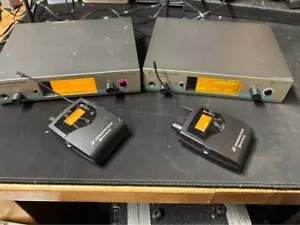 Sennheiser G3 ew 300 IEM set pair SR transmitter EK pack receiver GB ch38 606MHz - Foto 1 di 7