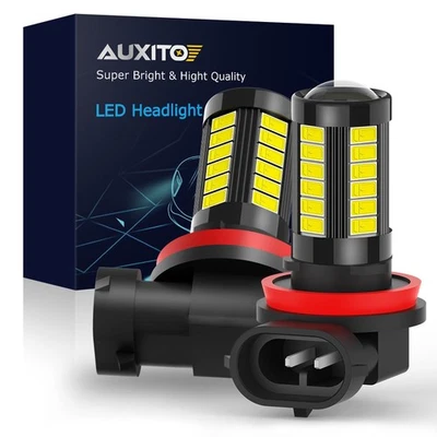 AUXITO H16 H8 H11 LED Fog Light bulb 6000k Xenon White Super Bright CANBUS 6G EH - Image 1 of 4
