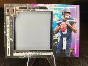 2025 Panini Impeccable Jalen Milroe RC Jumbo Patch #'d /49 - Bild 1 von 2