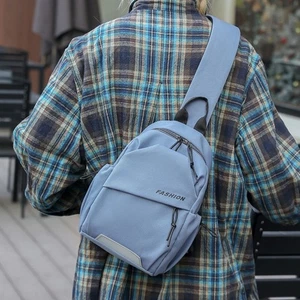 Large Capacity Shoulder Crossbody Bag Multifunctional Sports Knapsack Male - Picture 1 of 16