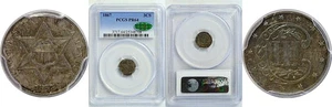 1867 3CS Silver Three Cent Proof PCGS PR-64 CAC - Picture 1 of 3
