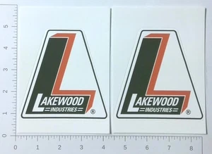 Paar Lakewood Industries Performance Racing Werbung Aufkleber Abziehbilder - Bild 1 von 1