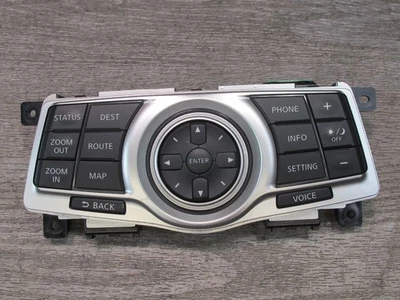 09-20 NISSAN Z34 370Z DASH NAVI GPS NAVIGATION CONTROL SWITCH PANEL OEM - Image 1 of 4